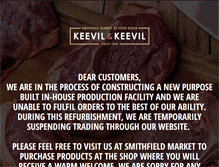 Tablet Screenshot of keevilandkeevil.co.uk